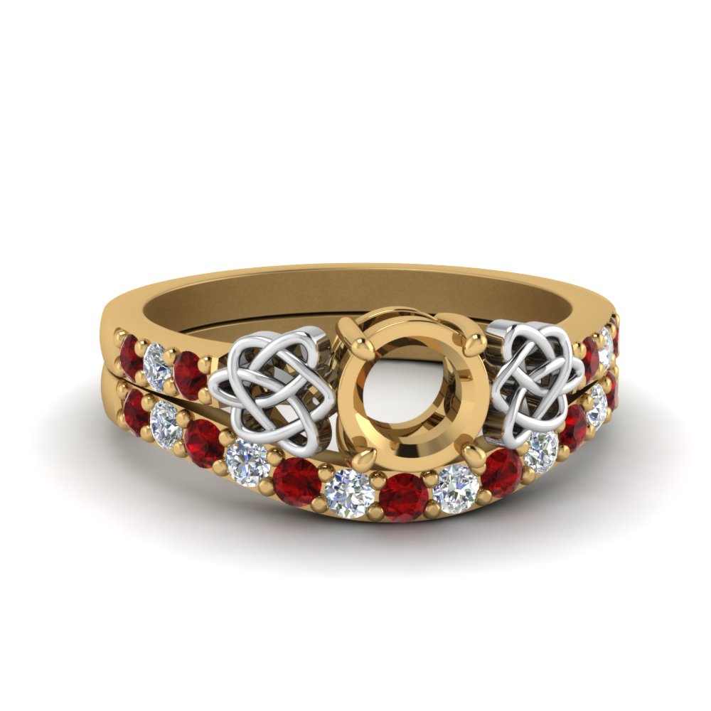 semi-mount-celtic-diamond-wedding-ring-set-with-ruby-in-14K-yellow-gold-FDENS2255B1SMGRUDR-NL-YG?v=1757057026