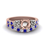 Load image into Gallery viewer, semi-mount-celtic-diamond-wedding-ring-set-with-sapphire-in-14K-rose-gold-FDENS2255B1SMGSABL-NL-RG?v=1757057025
