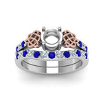 Load image into Gallery viewer, semi-mount-celtic-diamond-wedding-ring-set-with-sapphire-in-14K-white-gold-FDENS2255B1SMGSABLANGLE5-NL-WG?v=1757057026
