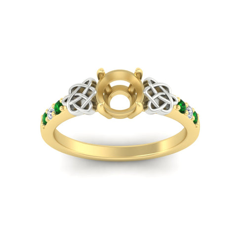 semi-mount-celtic-emerald-two-tone-engagement-ring-in-yellow-gold-fdens2255smrgemgrangle5-nl-yg