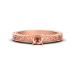 Load image into Gallery viewer, semi-mount-celtic-engraved-solitaire-ring-in-rose-gold-fdenr8544smrsleep-nl-rg
