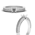 Thumbnail 3 - semi-mount-celtic-engraved-solitaire-ring-in-white-gold-fdenr8544smrangle3-nl-wg