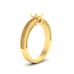 Load image into Gallery viewer, semi-mount-celtic-engraved-solitaire-ring-in-yellow-gold-fdenr8544smrangle2-nl-yg
