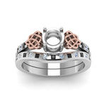 Load image into Gallery viewer, semi-mount-celtic-ring-and-matching-band-with-black-diamond-in-950-Platinum-FDENS2255B4SMGBLACKANGLE5-NL-WG?v=1757052345
