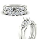 Load image into Gallery viewer, semi-mount-channel-bar-diamond-wedding-ring-set-in-white-gold-fdens286smsleep-nl-wg
