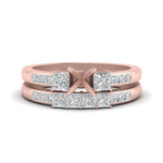 Load image into Gallery viewer, semi-mount-channel-three-stone-diamond-engagement-ring-in-rose-gold-FDENS205SM-NL-RG.jpg
