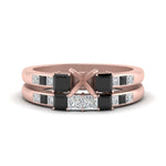 Load image into Gallery viewer, semi-mount-channel-three-stone-diamond-engagement-ring-with-black-diamond-in-rose-gold-FDENS205SMGBLACK-NL-RG.jpg
