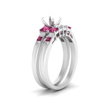 Load image into Gallery viewer, semi-mount-channel-three-stone-diamond-engagement-ring-with-pink-sapphire-in-white-gold-FDENS205SMGSADRPI-NL-WG.jpg
