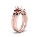 Load image into Gallery viewer, semi-mount-channel-three-stone-diamond-engagement-ring-with-ruby-in-rose-gold-FDENS205SMGRUDR-NL-RG.jpg
