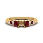 Load image into Gallery viewer, Semi Mount Channel Three Stone Classic Ring

