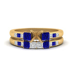Load image into Gallery viewer, semi-mount-channel-three-stone-diamond-engagement-ring-with-sapphire-in-yellow-gold-FDENS205SMGSABL-NL-YG.jpg

