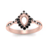 Load image into Gallery viewer, semi-mount-crown-halo-black-diamond-engagement-ring-in-FD10008SMRGBLACKANGLE3-NL-RG