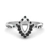 Load image into Gallery viewer, semi-mount-crown-halo-black-diamond-engagement-ring-in-FD10008SMRGBLACKANGLE3-NL-WG