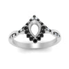 Load image into Gallery viewer, semi-mount-crown-halo-black-diamond-engagement-ring-in-FD10008SMRGBLACKANGLE3-NL-WG
