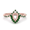 Load image into Gallery viewer, semi-mount-crown-halo-emerald-engagement-ring-in-FD10008SMRGEMGRANGLE3-NL-RG