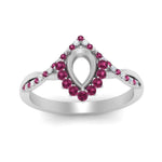 Load image into Gallery viewer, semi-mount-crown-halo-pink-sapphire-engagement-ring-in-FD10008SMRGSADRPIANGLE3-NL-WG
