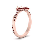 Load image into Gallery viewer, semi-mount-crown-halo-ruby-engagement-ring-in-FD10008SMRGRUDRANGLE3-NL-RG

