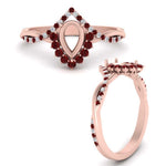 Load image into Gallery viewer, semi-mount-crown-halo-ruby-engagement-ring-in-FD10008SMRGRUDRANGLE3-NL-RG
