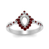 Load image into Gallery viewer, semi-mount-crown-halo-ruby-engagement-ring-in-FD10008SMRGRUDRANGLE3-NL-WG