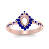 Load image into Gallery viewer, semi-mount-crown-halo-sapphire-engagement-ring-in-FD10008SMRGSABLANGLE3-NL-RG