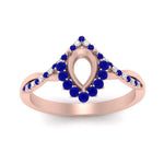 Load image into Gallery viewer, semi-mount-crown-halo-sapphire-engagement-ring-in-FD10008SMRGSABLANGLE3-NL-RG

