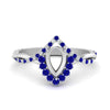 Load image into Gallery viewer, semi-mount-crown-halo-sapphire-engagement-ring-in-FD10008SMRGSABLANGLE3-NL-WG