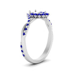Load image into Gallery viewer, semi-mount-crown-halo-sapphire-engagement-ring-in-FD10008SMRGSABLANGLE3-NL-WG

