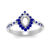 Load image into Gallery viewer, semi-mount-crown-halo-sapphire-engagement-ring-in-FD10008SMRGSABLANGLE3-NL-WG