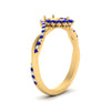Load image into Gallery viewer, semi-mount-crown-halo-sapphire-engagement-ring-in-FD10008SMRGSABLANGLE3-NL-YG