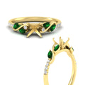 Thumbnail 38 - semi-mount-curved-vine-emerald-engagement-ring-in-yellow-gold-fdens11635smrgemgrangle3-nl-yg.jpg