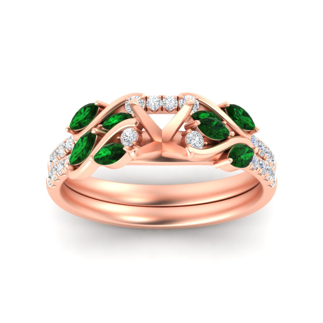semi-mount-curved-vine-emerald-wedding-ring-set-in-rose-gold-fdens11635smgemgrangle5-nl-rg.jpg?v=1764647161
