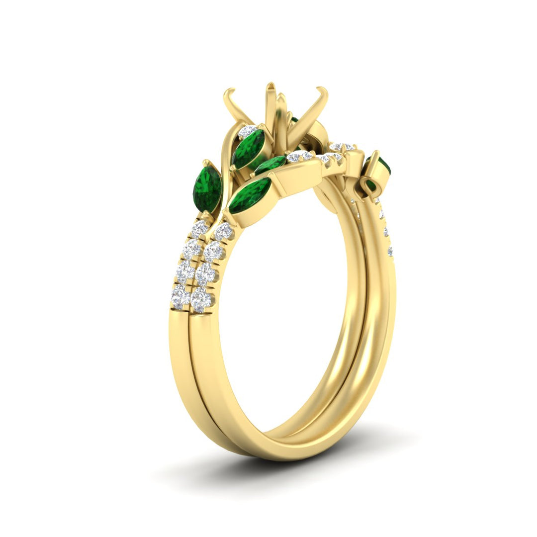 semi-mount-curved-vine-emerald-wedding-ring-set-in-yellow-gold-fdens11635smgemgrangle2-nl-yg.jpg?v=1764647161