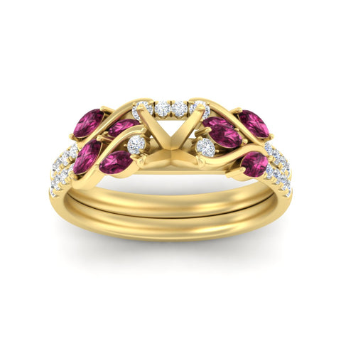 semi-mount-curved-vine-pink-sapphire-wedding-ring-set-in-yellow-gold-fdens11635smgsadrpiangle5-nl-yg.jpg?v=1764647161
