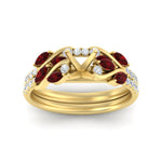 Load image into Gallery viewer, semi-mount-curved-vine-ruby-wedding-ring-set-in-yellow-gold-fdens11635smgrudrangle5-nl-yg.jpg?v=1764647161
