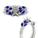 Load image into Gallery viewer, semi-mount-curved-vine-sapphire-wedding-ring-set-in-white-gold-fdens11635smgsablangle3-nl-wg.jpg?v=1764647161