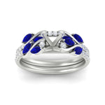 Load image into Gallery viewer, semi-mount-curved-vine-sapphire-wedding-ring-set-in-white-gold-fdens11635smgsablangle5-nl-wg.jpg?v=1764647161