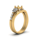 Load image into Gallery viewer, semi-mount-diamond-celtic-wedding-set-in-14K-yellow-gold-FDENS2255B3SMANGLE2-NL-YG?v=1756977152
