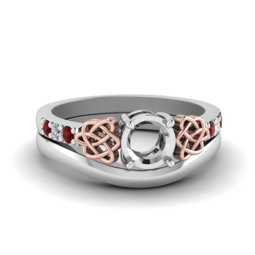 semi-mount-diamond-celtic-wedding-set-with-ruby-in-14K-white-gold-FDENS2255B3SMGRUDR-NL-WG?v=1756977152
