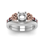 Load image into Gallery viewer, semi-mount-diamond-celtic-wedding-set-with-ruby-in-950-Platinum-FDENS2255B3SMGRUDRANGLE5-NL-WG?v=1756977152
