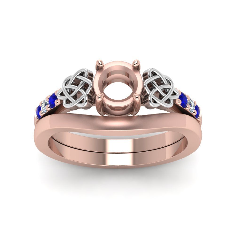 semi-mount-diamond-celtic-wedding-set-with-sapphire-in-14K-rose-gold-FDENS2255B3SMGSABLANGLE5-NL-RG?v=1756977152