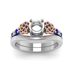 Load image into Gallery viewer, semi-mount-diamond-celtic-wedding-set-with-sapphire-in-14K-white-gold-FDENS2255B3SMGSABLANGLE5-NL-WG?v=1756977151
