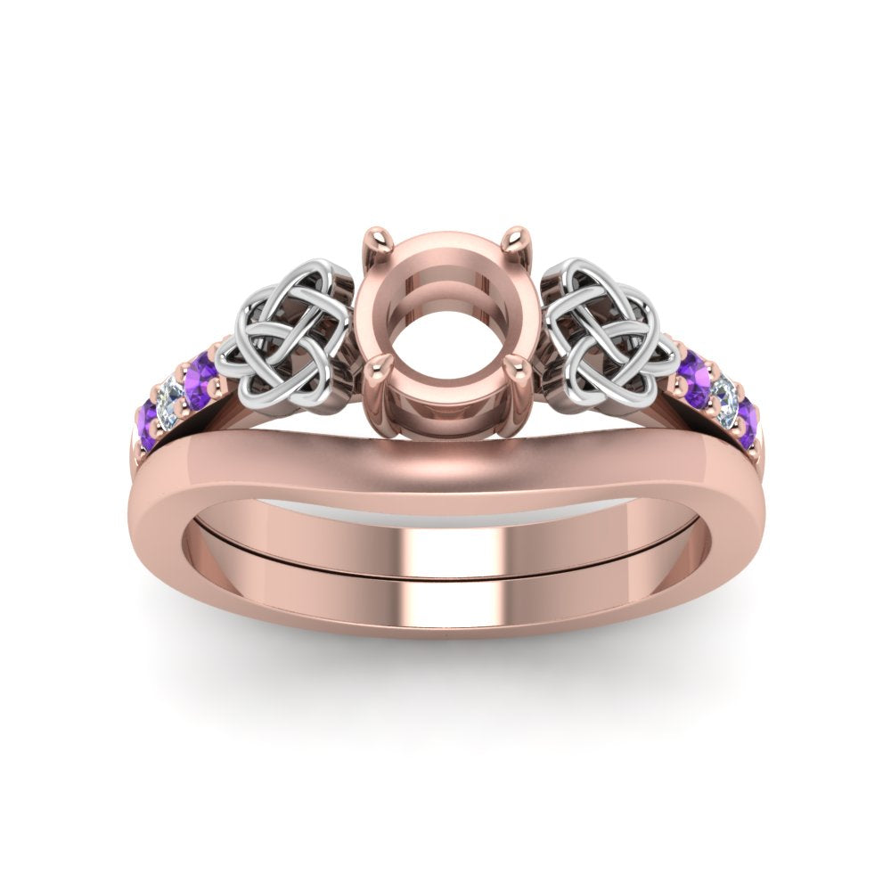 semi-mount-diamond-celtic-wedding-set-with-violac-topaz-in-14K-rose-gold-FDENS2255B3SMGVITOANGLE5-NL-RG?v=1756977152
