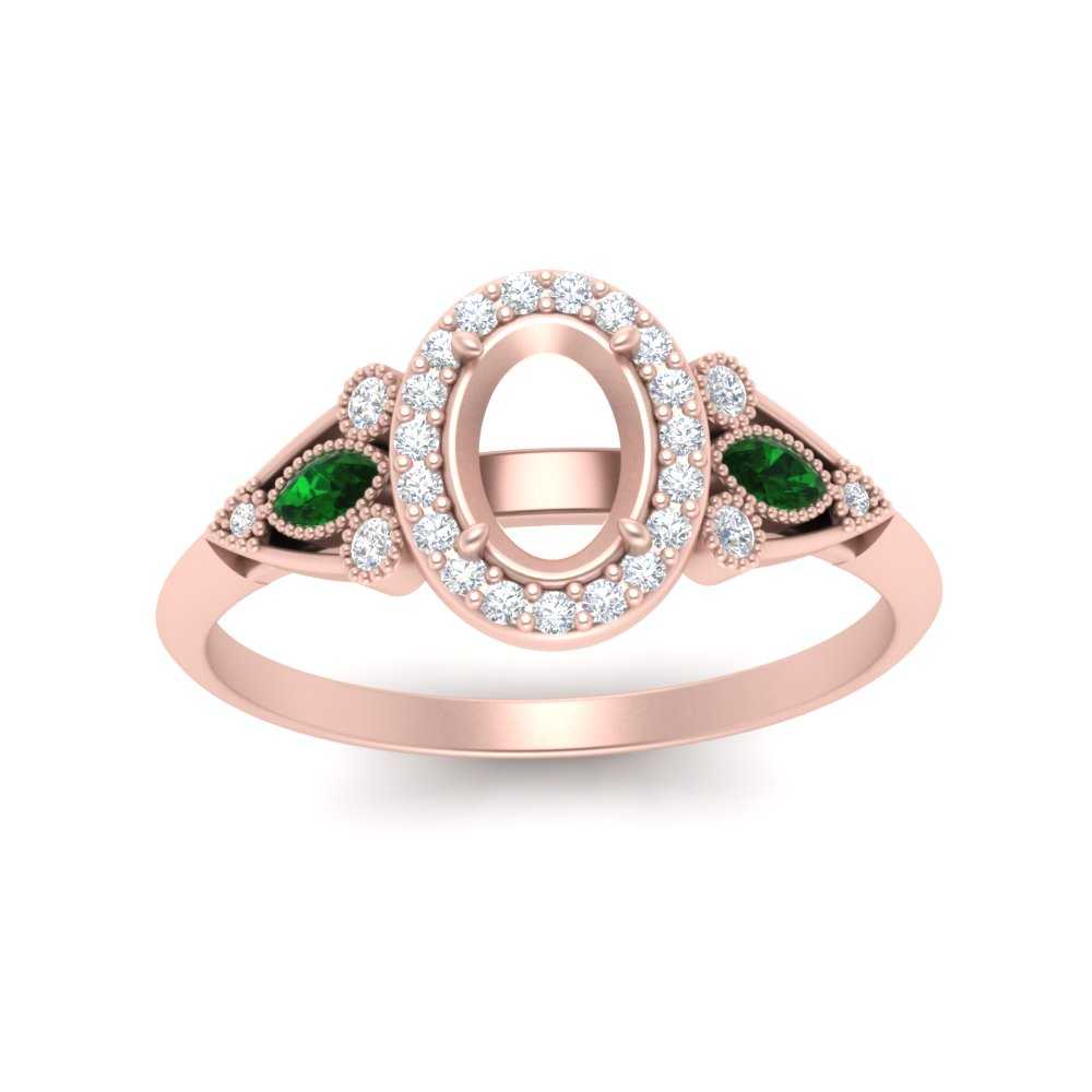 semi-mount-diamond-halo-edwardian-engagement-ring-with-emerald-in-FD9778SMRGEMGR-NL-RG