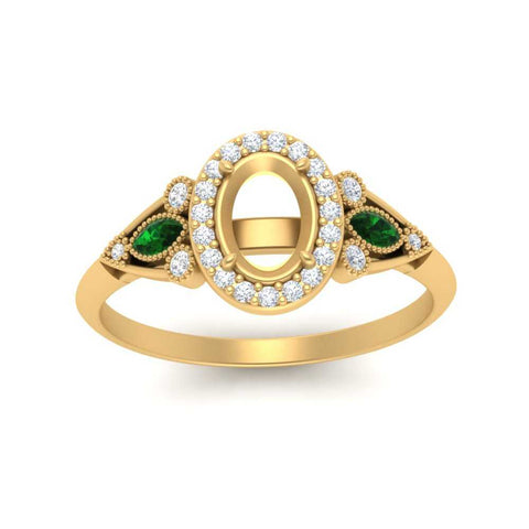 semi-mount-diamond-halo-edwardian-engagement-ring-with-emerald-in-FD9778SMRGEMGR-NL-YG