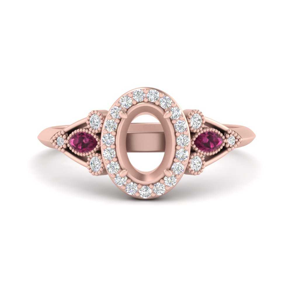 semi-mount-diamond-halo-edwardian-engagement-ring-with-pink-sapphire-in-FD9778SMRGSADRPI-NL-RG