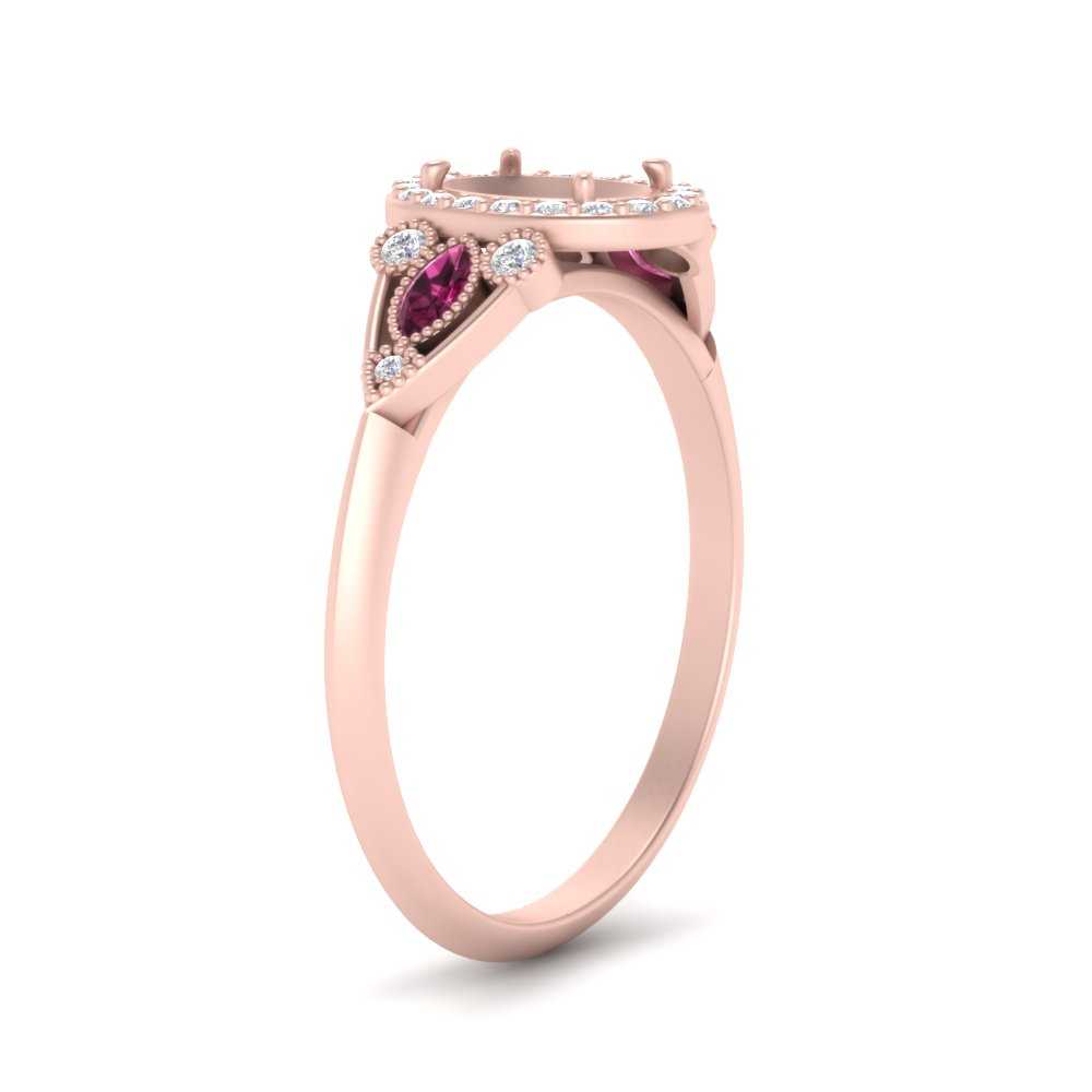 semi-mount-diamond-halo-edwardian-engagement-ring-with-pink-sapphire-in-FD9778SMRGSADRPI-NL-RG