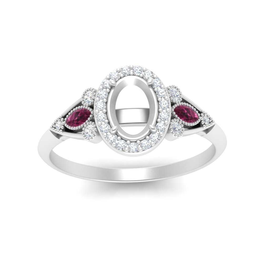 semi-mount-diamond-halo-edwardian-engagement-ring-with-pink-sapphire-in-FD9778SMRGSADRPI-NL-WG
