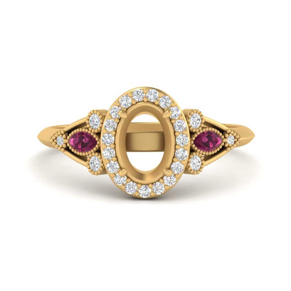 semi-mount-diamond-halo-edwardian-engagement-ring-with-pink-sapphire-in-FD9778SMRGSADRPI-NL-YG