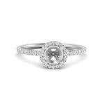 Load image into Gallery viewer, semi-mount-diamond-halo-petite-engagement-ring-in-white-gold-FD8523SMRANGLE3-NL-WG
