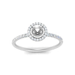 Load image into Gallery viewer, semi-mount-diamond-halo-petite-engagement-ring-in-white-gold-FD8523SMRANGLE3-NL-WG

